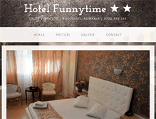 Tablet Screenshot of hotelfunnytime.ro